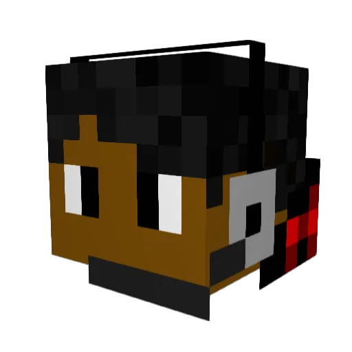 CATGIRLMARS Minecraft avatar head, 3D render