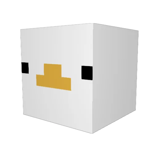 CATGOOSE1 Minecraft avatar head, 3D render