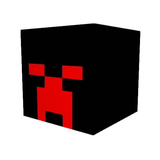 CATP12 Minecraft avatar head, 3D render