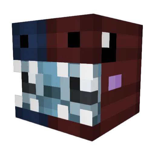 CATRACE4 Minecraft avatar head, 3D render