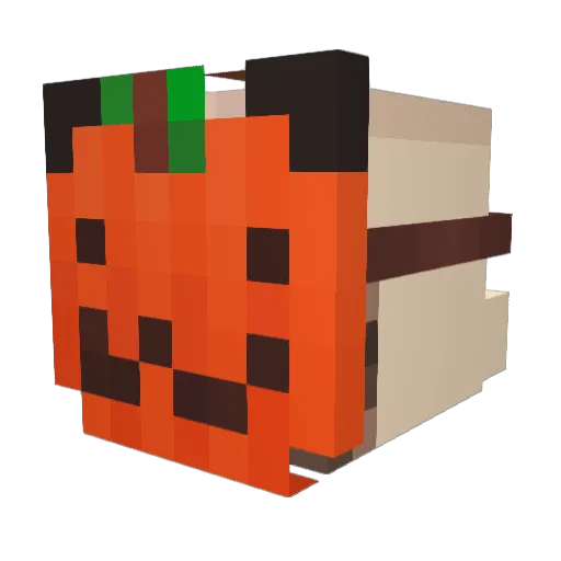 CATTIMUS_ANGEL Minecraft avatar head, 3D render