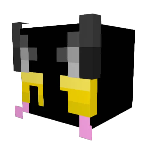 CAWCAW9105 Minecraft avatar head, 3D render