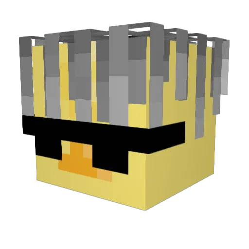 CAYCECAYCECAYCE Minecraft avatar head, 3D render