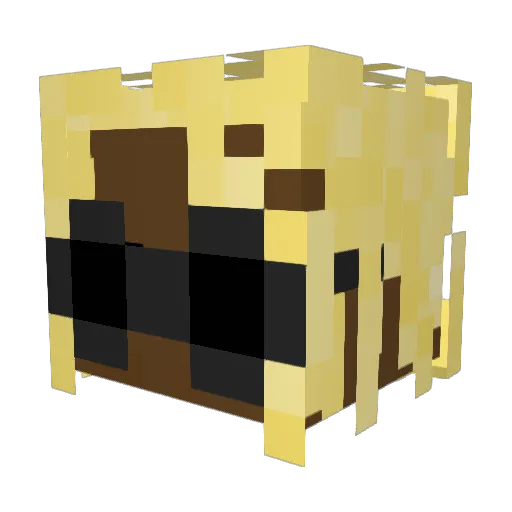 CBDMonster Minecraft avatar head, 3D render