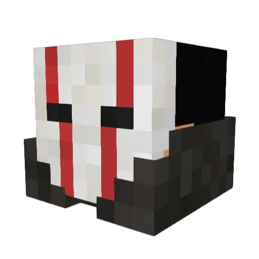 CBIatan Minecraft avatar head, 3D render