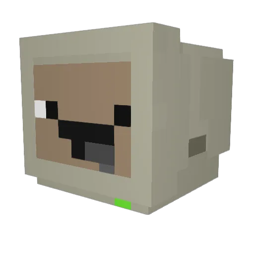 CBRENyt Minecraft avatar head, 3D render