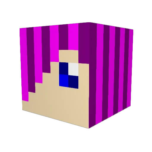 CBearBunny Minecraft avatar head, 3D render