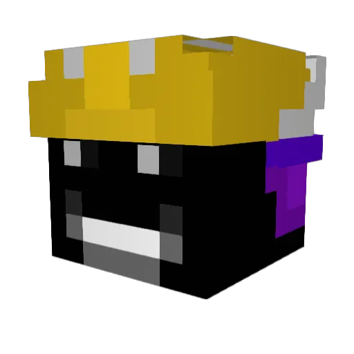 CBl4nchard Minecraft avatar head, 3D render
