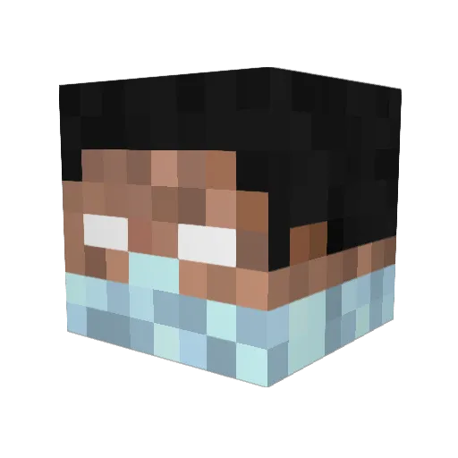 CBolt29 Minecraft avatar head, 3D render