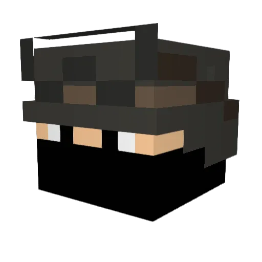 CBoutdoors Minecraft avatar head, 3D render