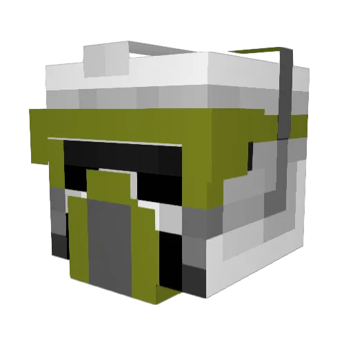 CC1140 Minecraft avatar head, 3D render