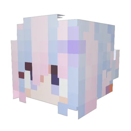 CCATB Minecraft avatar head, 3D render