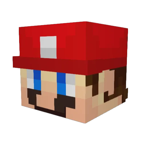 CCCCCCC333333333 Minecraft avatar head, 3D render