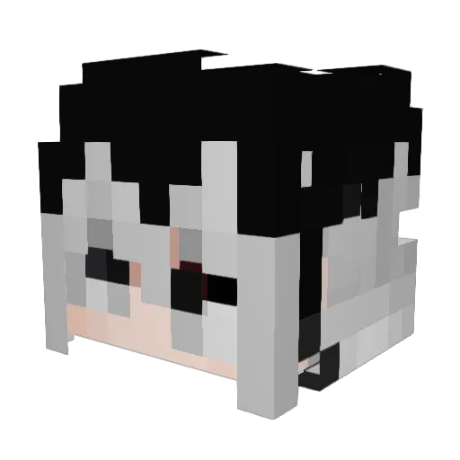 CCD303 Minecraft avatar head, 3D render