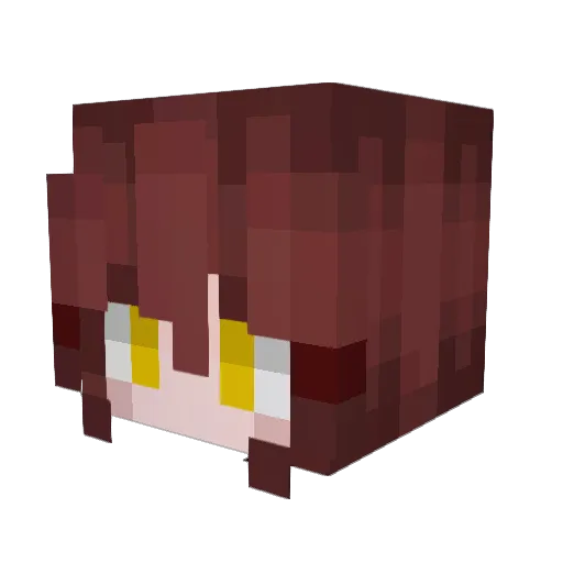 CCJacky Minecraft avatar head, 3D render