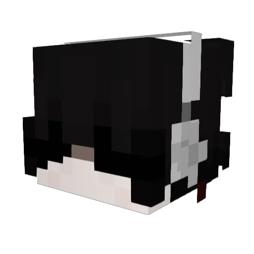 CCMDADA Minecraft avatar head, 3D render