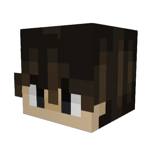 CCMatii Minecraft avatar head, 3D render