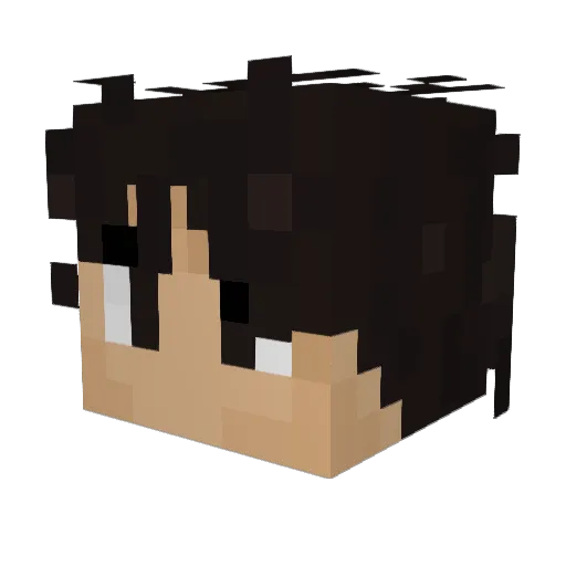 CCMoxxi Minecraft avatar head, 3D render