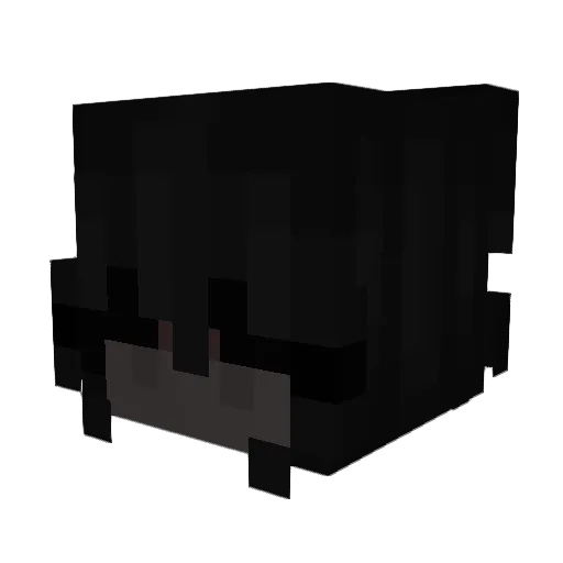 CCQL Minecraft avatar head, 3D render