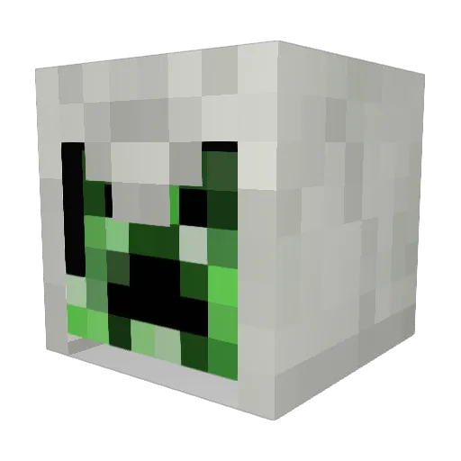 CCTheShadow Minecraft avatar head, 3D render
