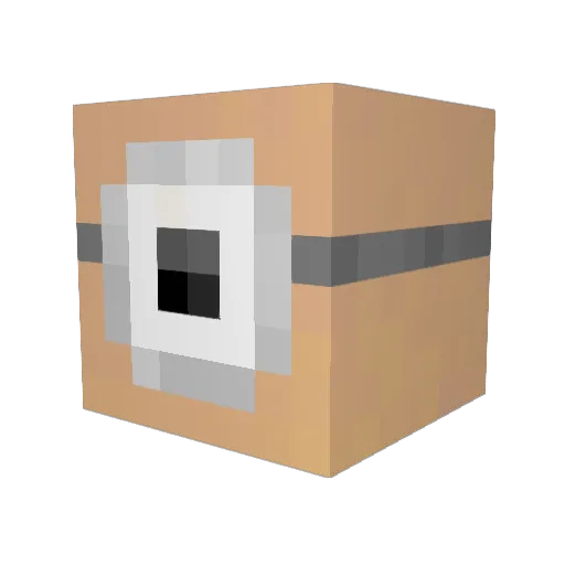 CCX Minecraft avatar head, 3D render