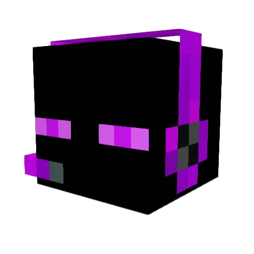 CC_1759 Minecraft avatar head, 3D render