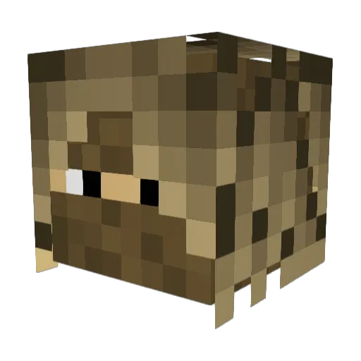 CC_Cobra Minecraft avatar head, 3D render