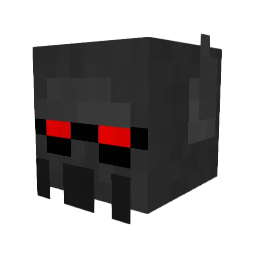 CCaddict Minecraft avatar head, 3D render