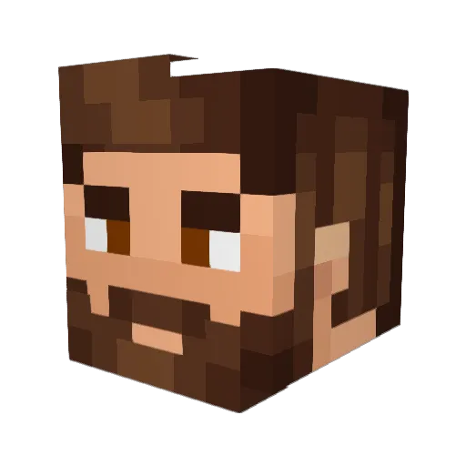 CCann_ Minecraft avatar head, 3D render