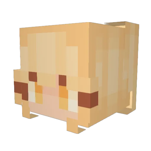 CChedderCheese Minecraft avatar head, 3D render
