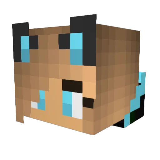 CCherry_Blossom Minecraft avatar head, 3D render