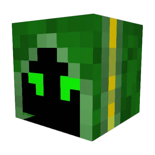 CClease Minecraft avatar head, 3D render