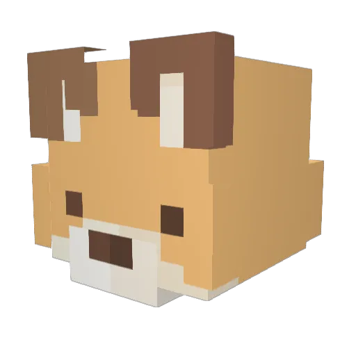 CClia78 Minecraft avatar head, 3D render