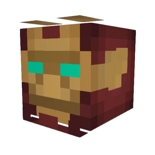 CColliee Minecraft avatar head, 3D render