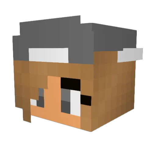 CCooper_26 Minecraft avatar head, 3D render