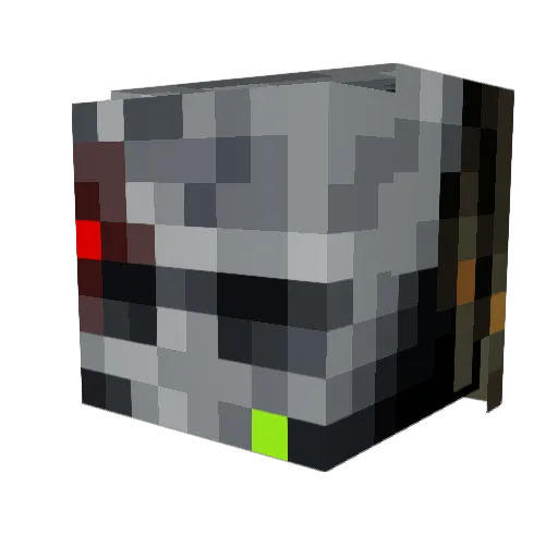 CCtrooper Minecraft avatar head, 3D render