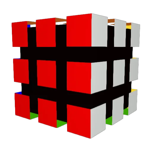 CCubes12 Minecraft avatar head, 3D render