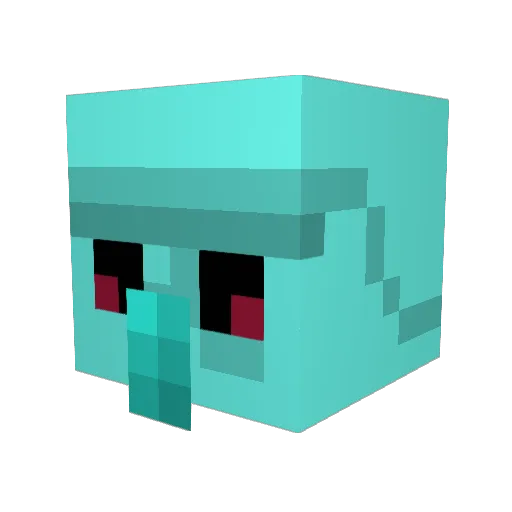 CCxSoccer Minecraft avatar head, 3D render