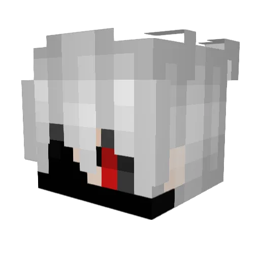 CDC13 Minecraft avatar head, 3D render