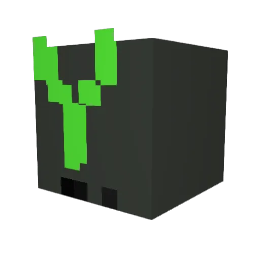 CDLambs Minecraft avatar head, 3D render