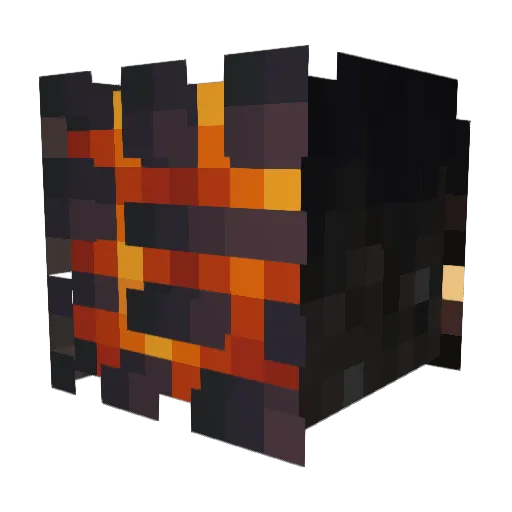 CDLuv Minecraft avatar head, 3D render
