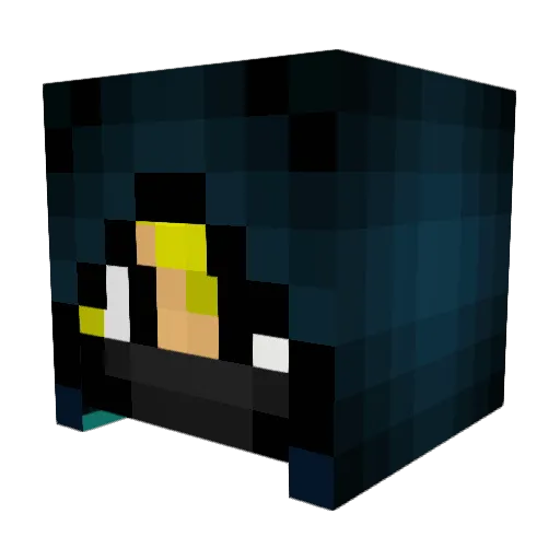 CDV05 Minecraft avatar head, 3D render