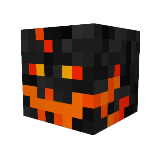 CDX12 Minecraft avatar head, 3D render