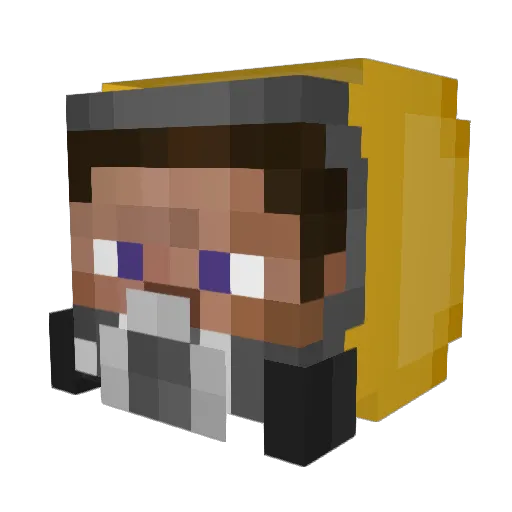 CDee Minecraft avatar head, 3D render