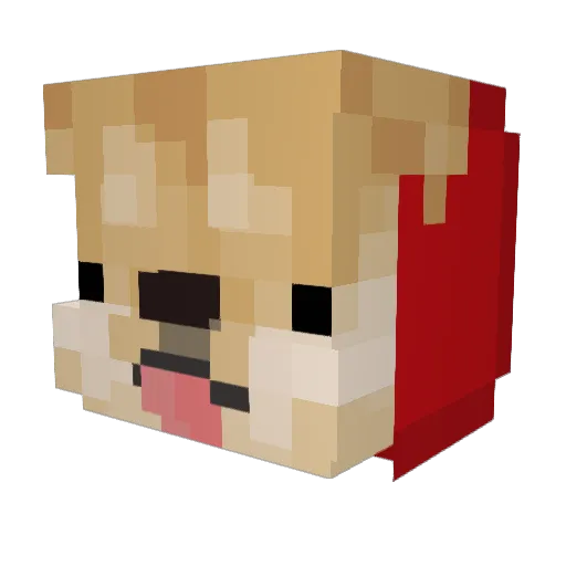 CDuffy Minecraft avatar head, 3D render