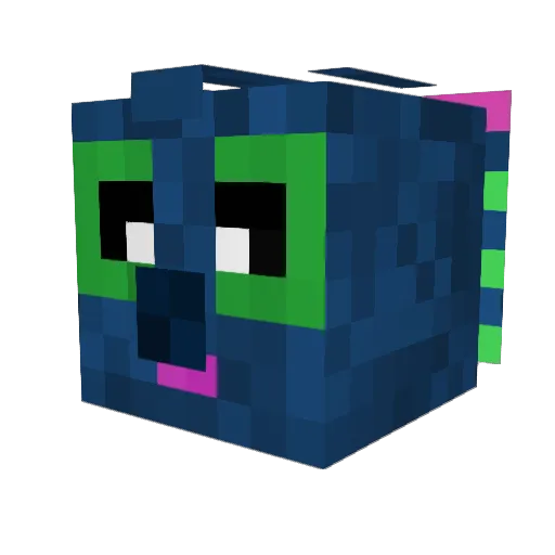 CECBlender Minecraft avatar head, 3D render