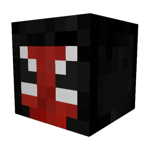 CEDOS1 Minecraft avatar head, 3D render