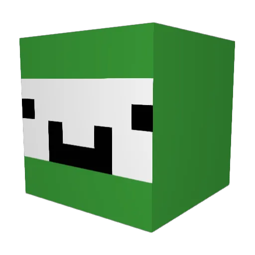 CEINTYU Minecraft avatar head, 3D render