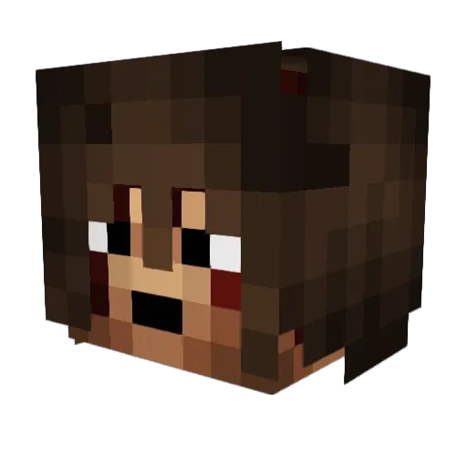 CENTENO_OMG Minecraft avatar head, 3D render