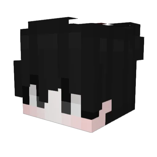 CEO0916 Minecraft avatar head, 3D render